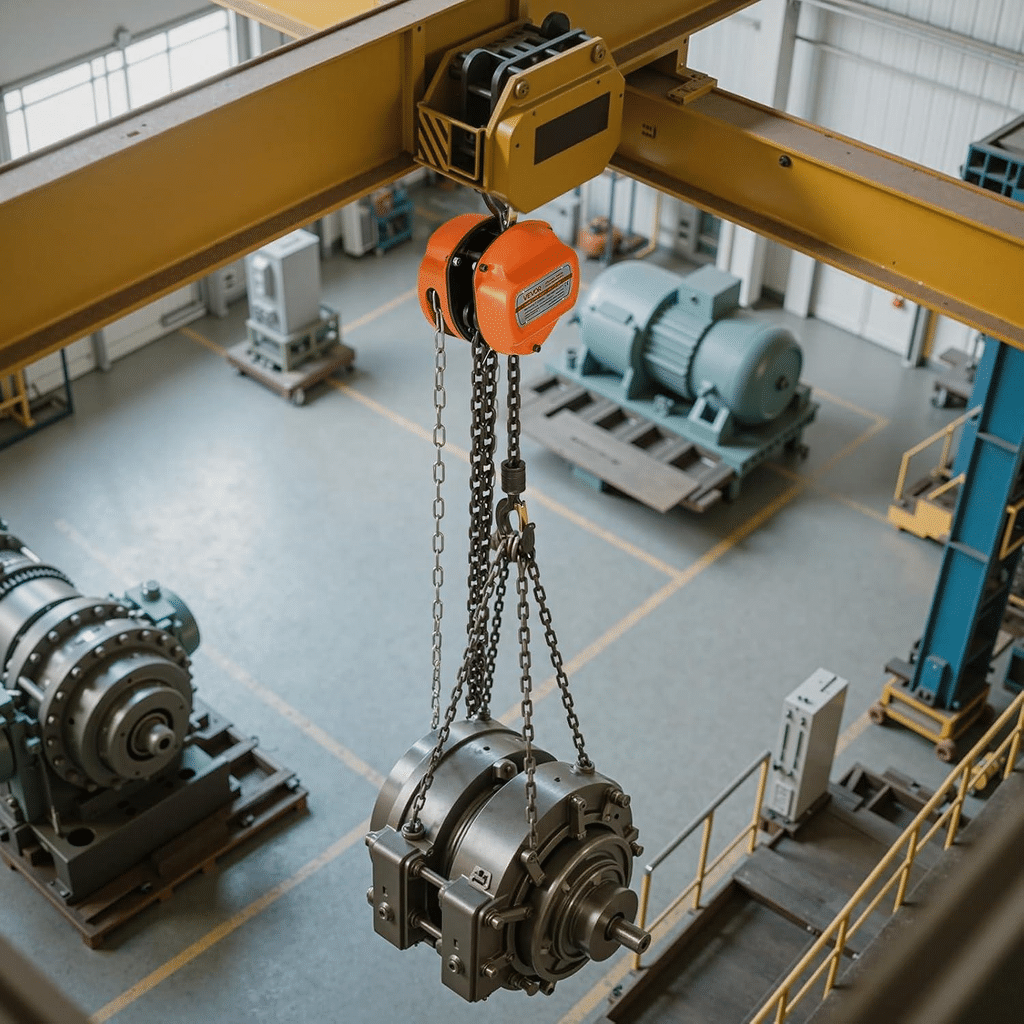 Diferencias entre polipastos eléctricos y polipastos manuales para la industria.